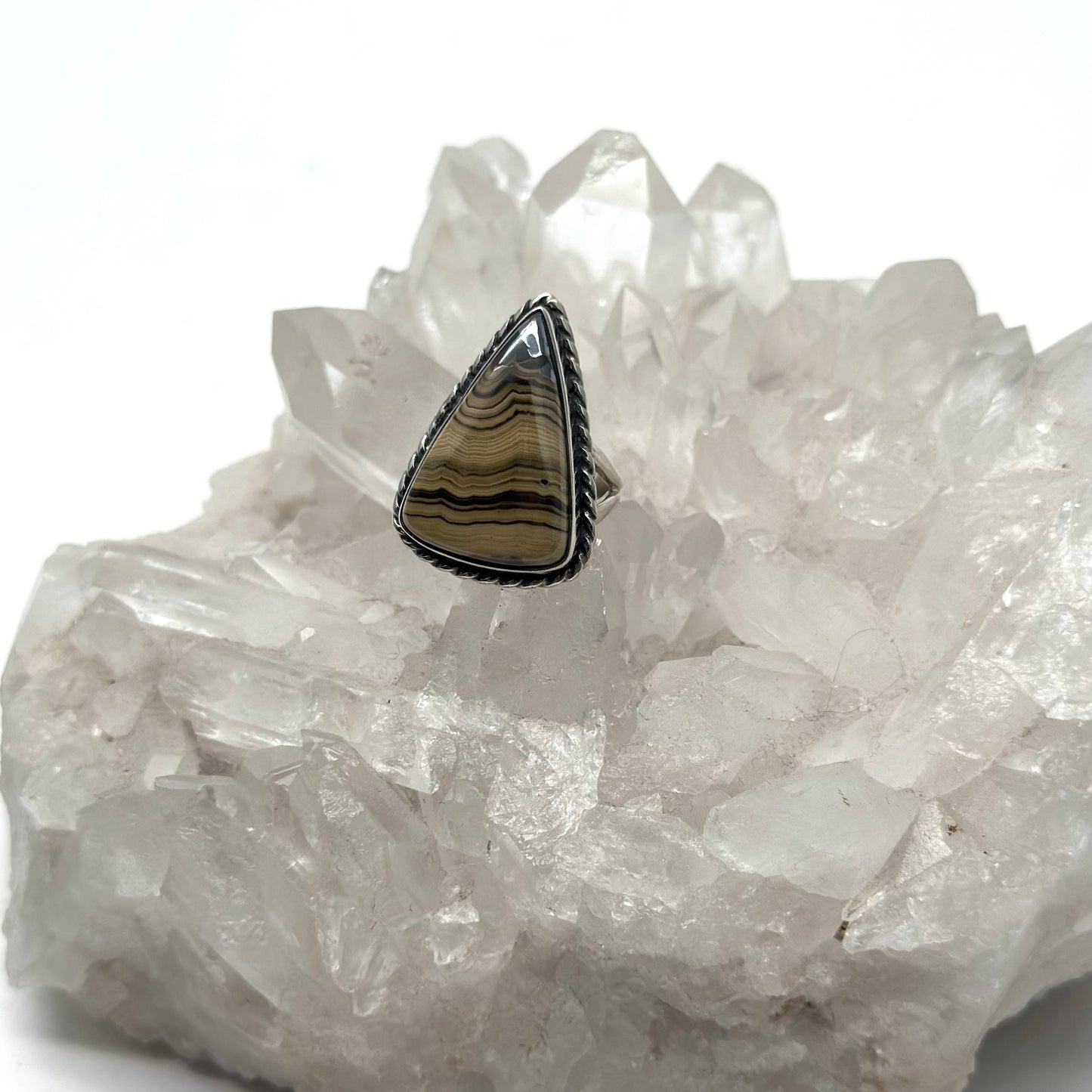 Banded Agate Ring