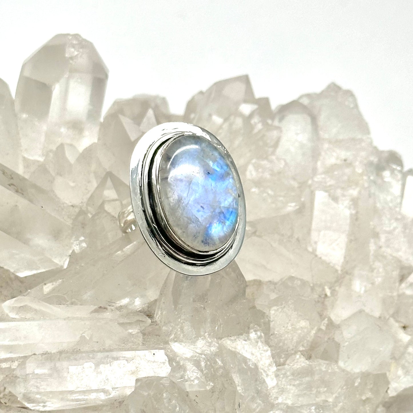 Dreamweaver Moonstone Ring