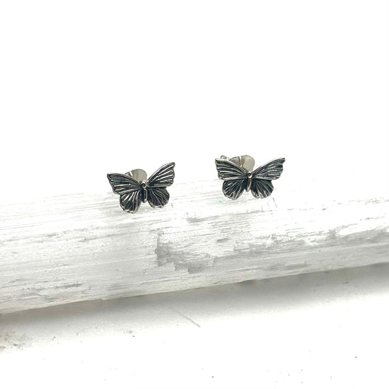 Butterfly Studs- Silver