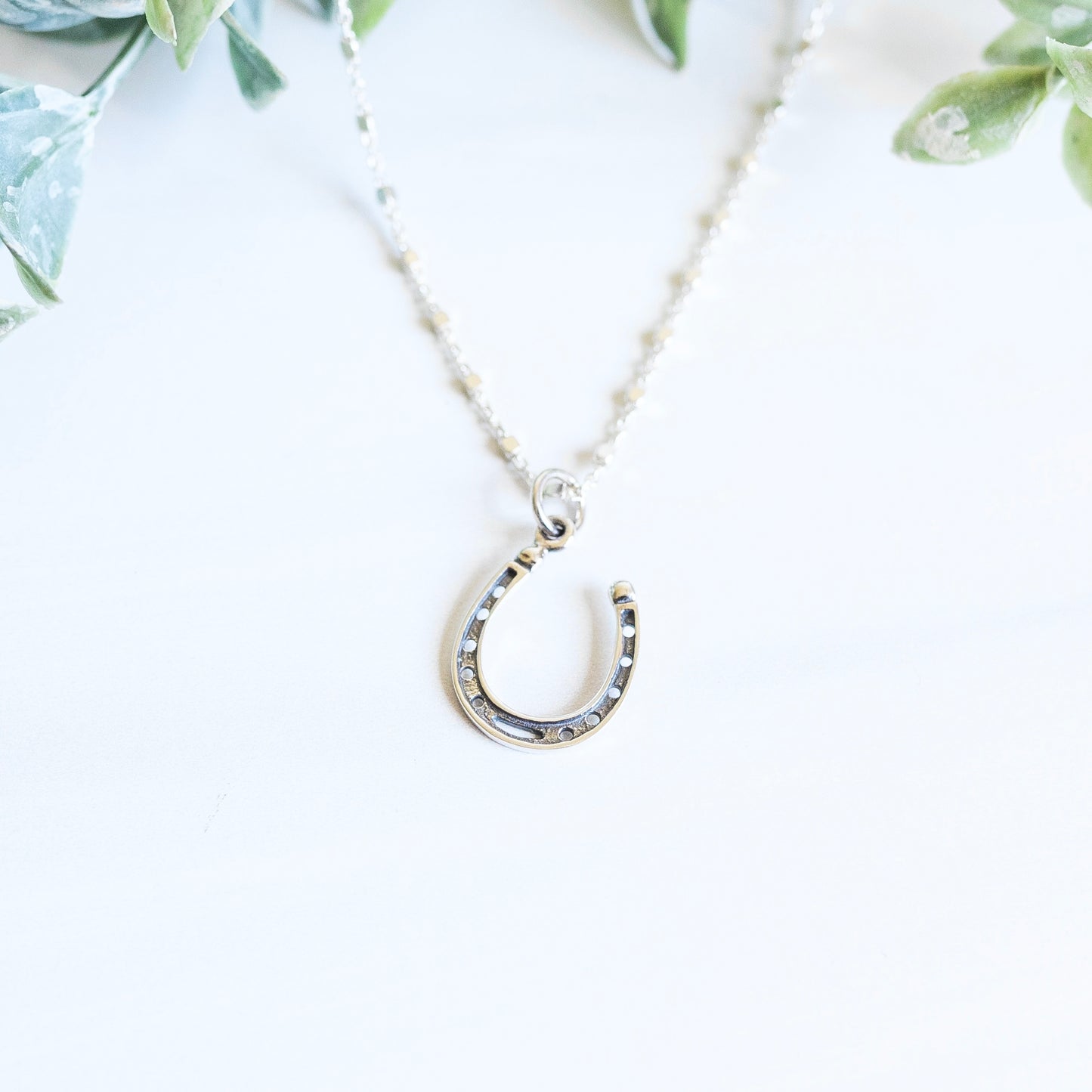 Lucky Horse Shoe Necklace Silver
