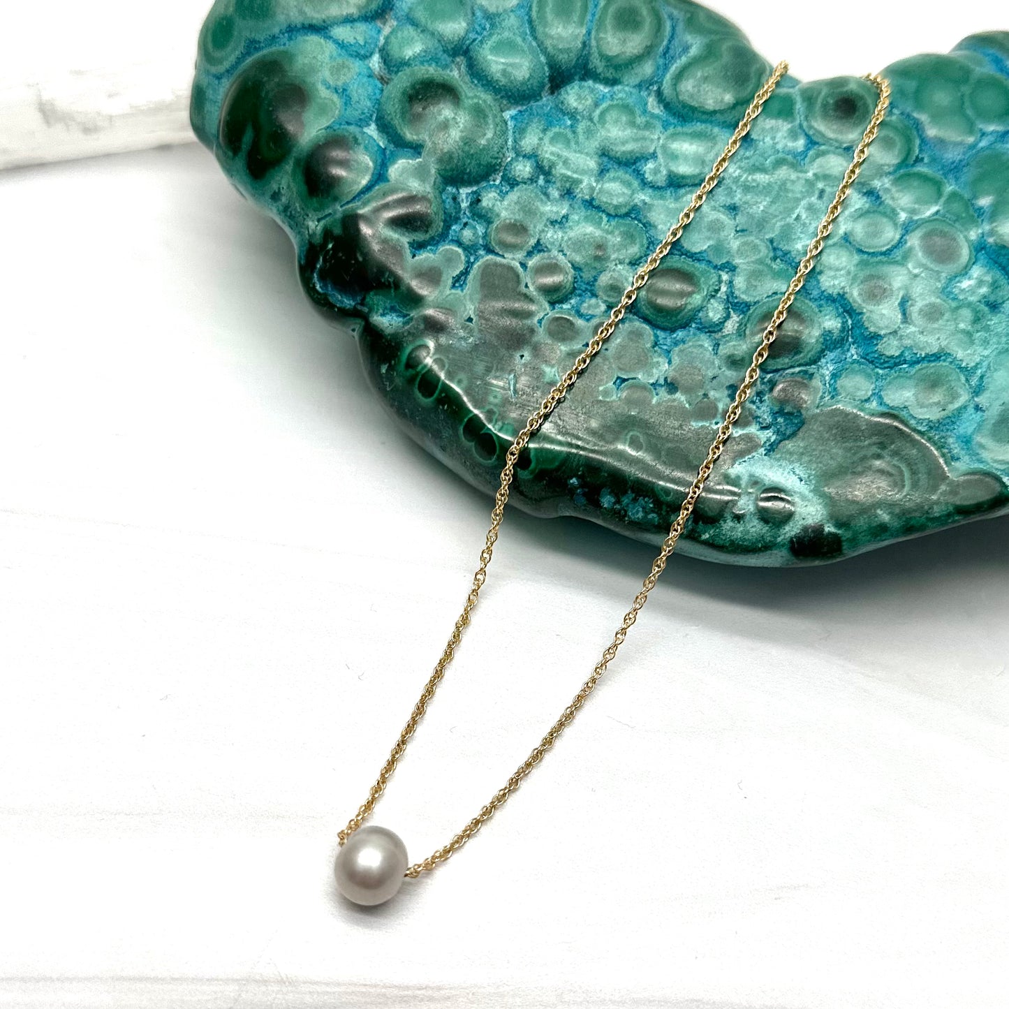 Luster Goldfill Pearl Necklace