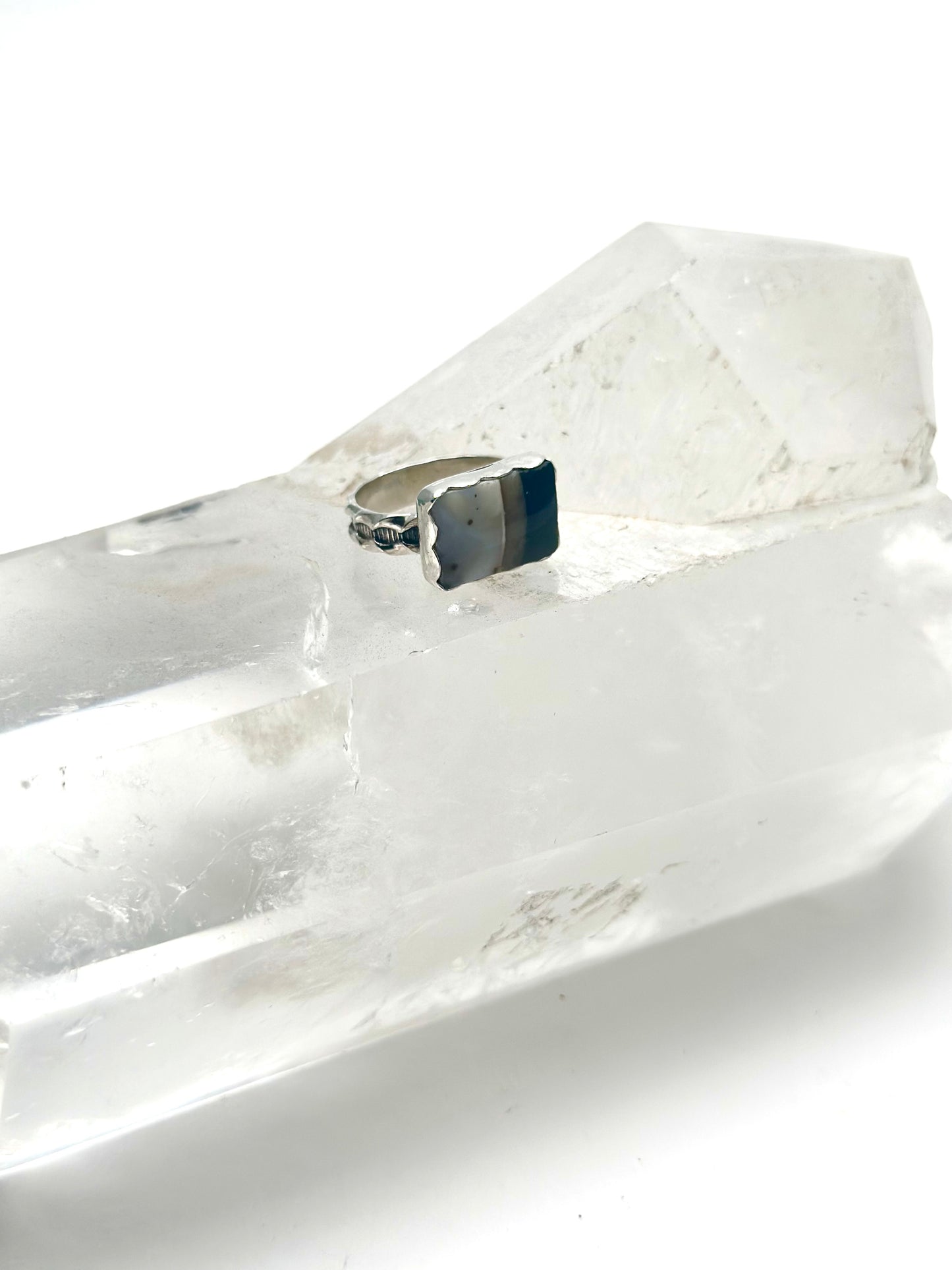 On The Horizon Dendrite Opal Ring