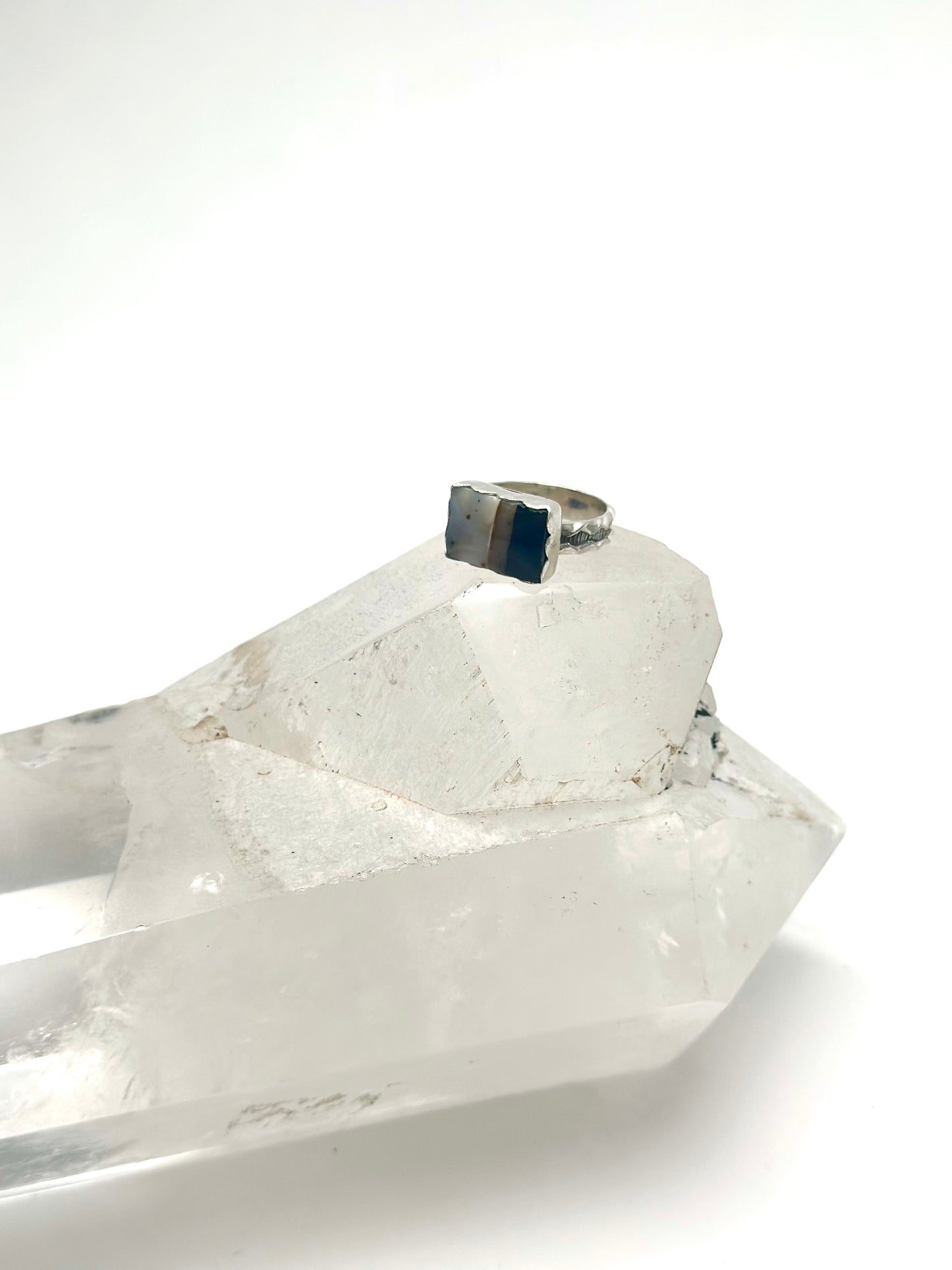 On The Horizon Dendrite Opal Ring
