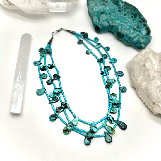Vintage Native American Turquoise Necklace