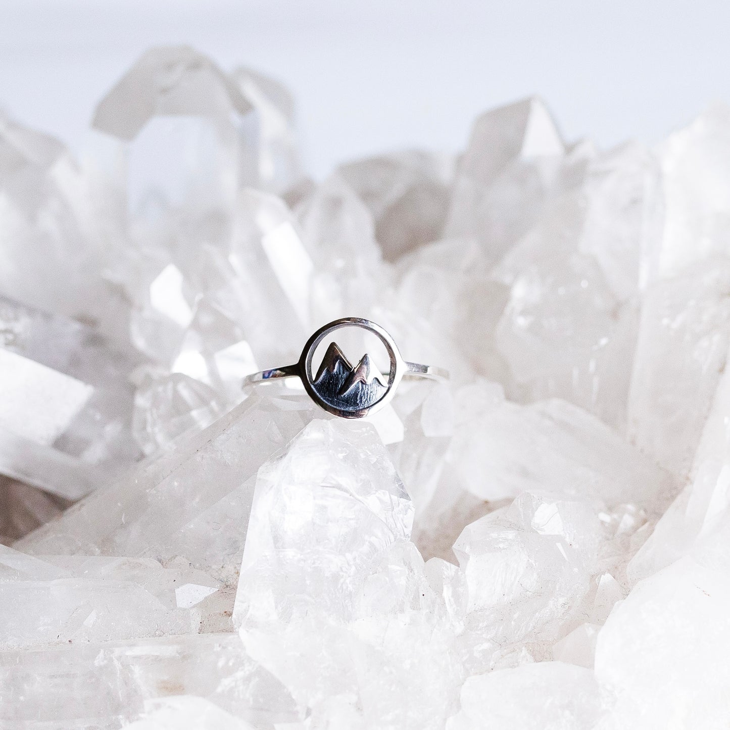 Snow Capped Mountain Ring
