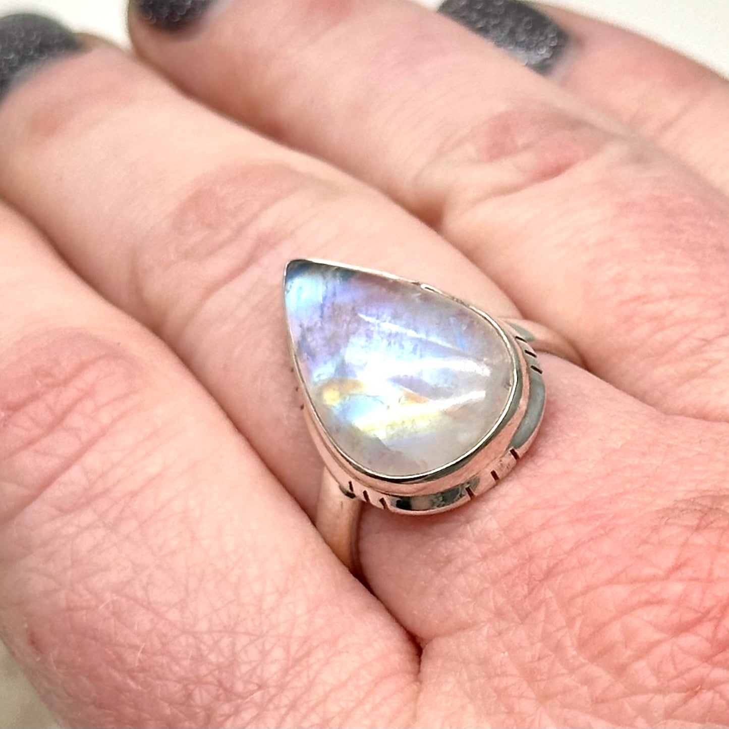 Blue Crush Moonstone Ring