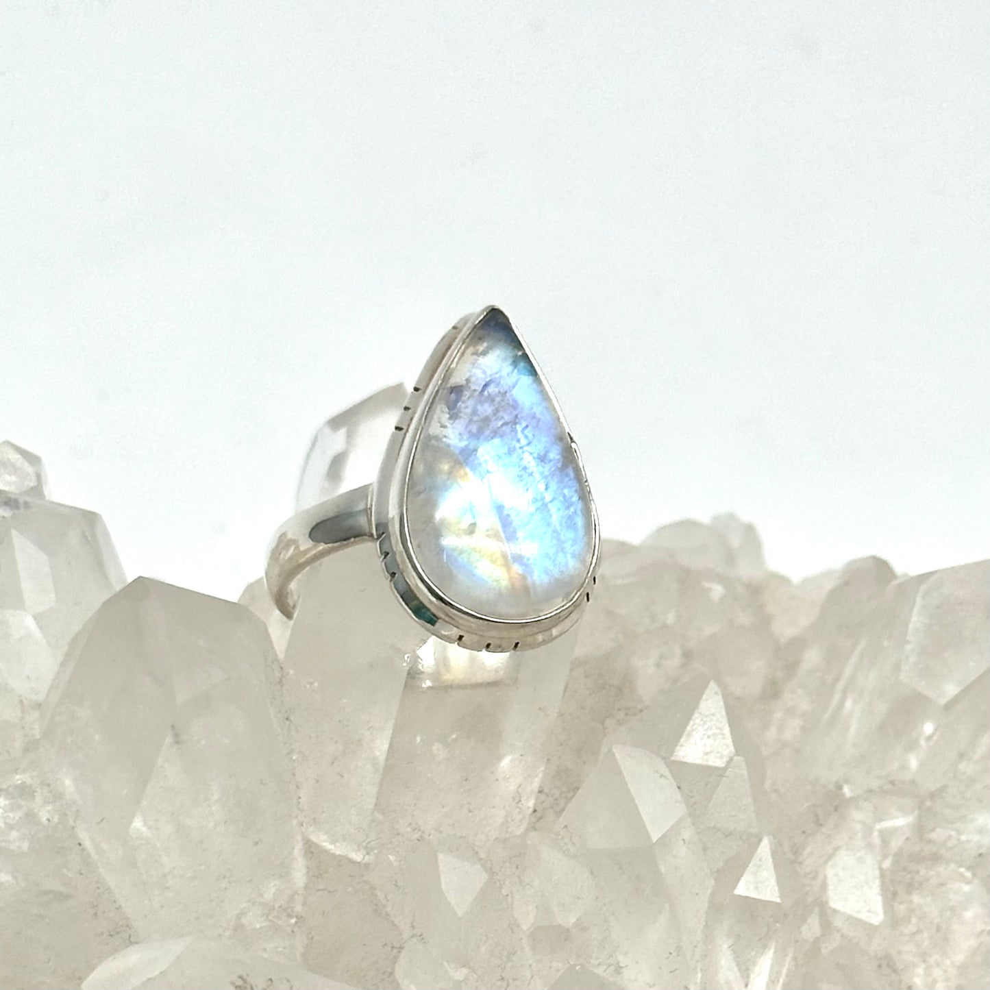 Blue Crush Moonstone Ring