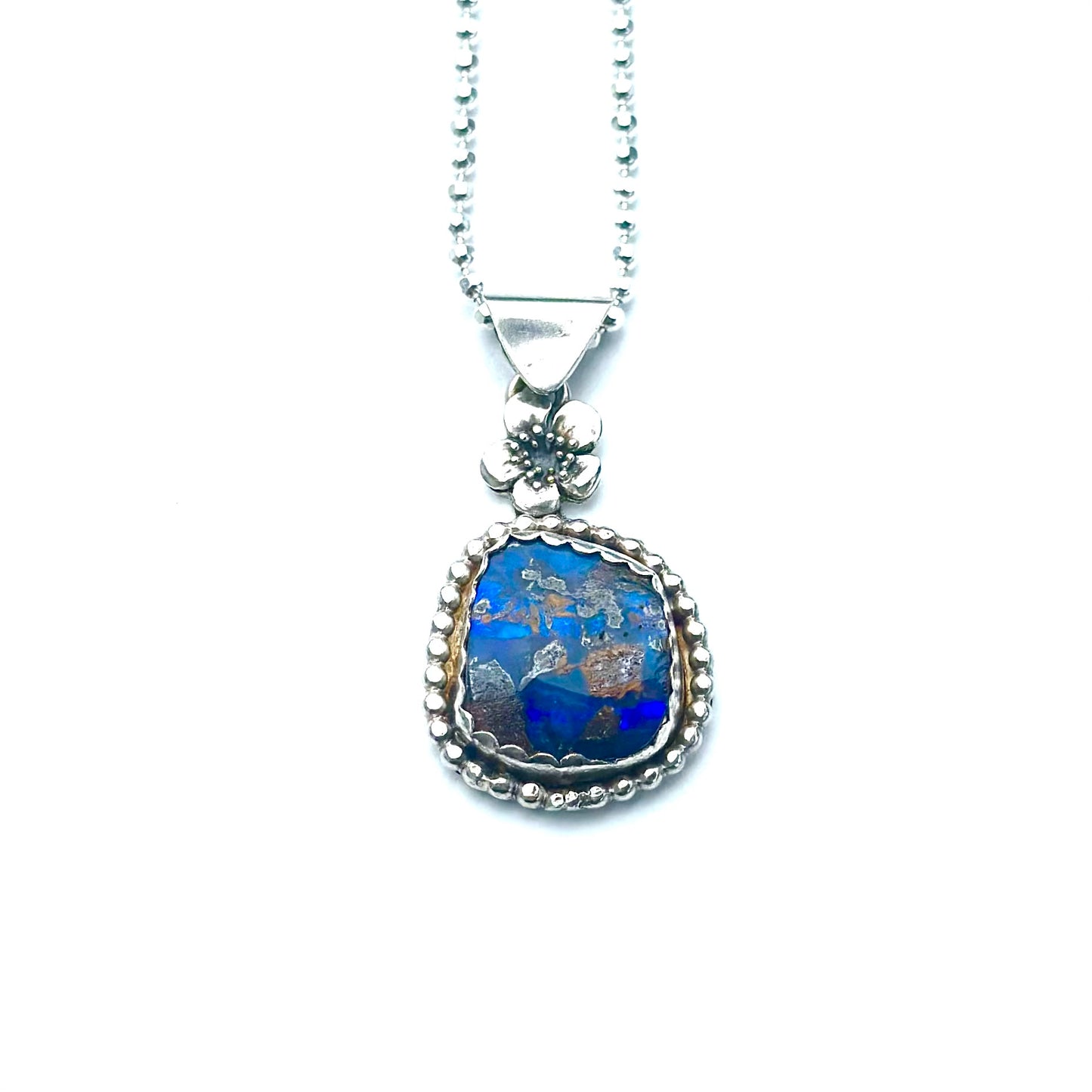 Daybreak Boulder Opal Necklace