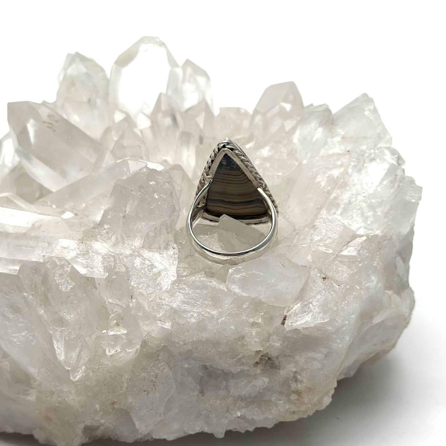 Banded Agate Ring