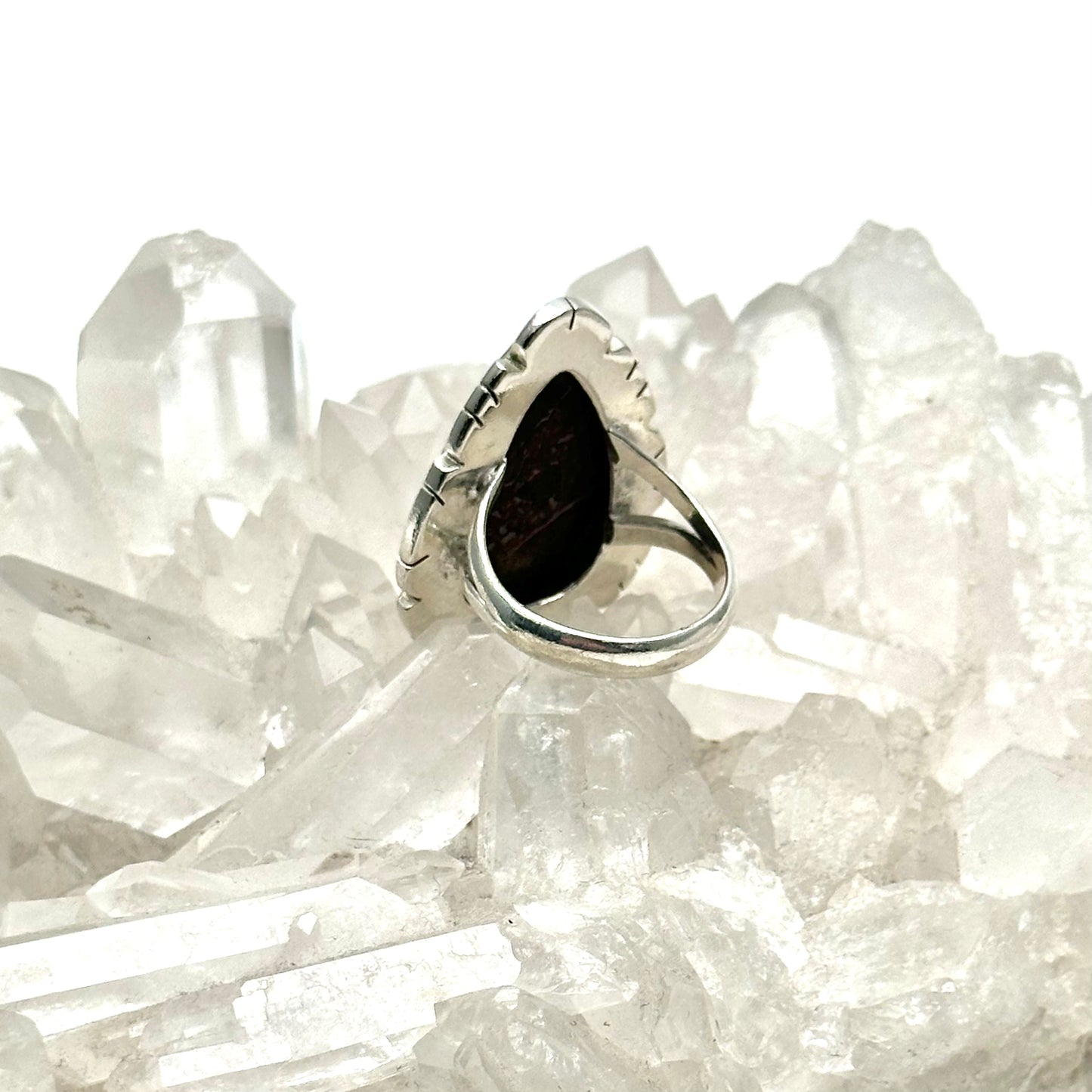 Aim True Fossilized Agate Ring