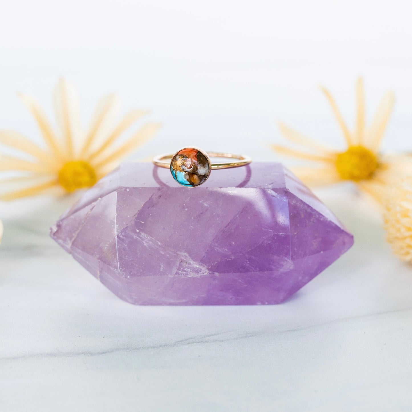 Gold Filled Spiny Oyster Ring