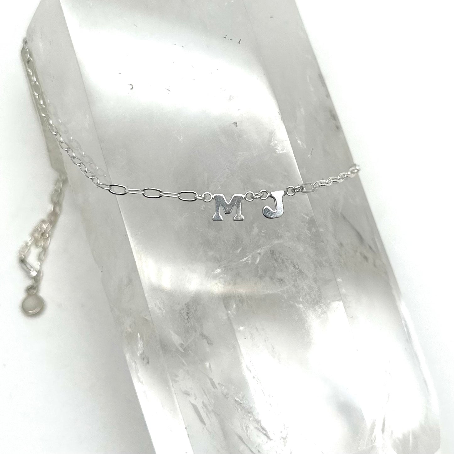 Silver Initial Necklace