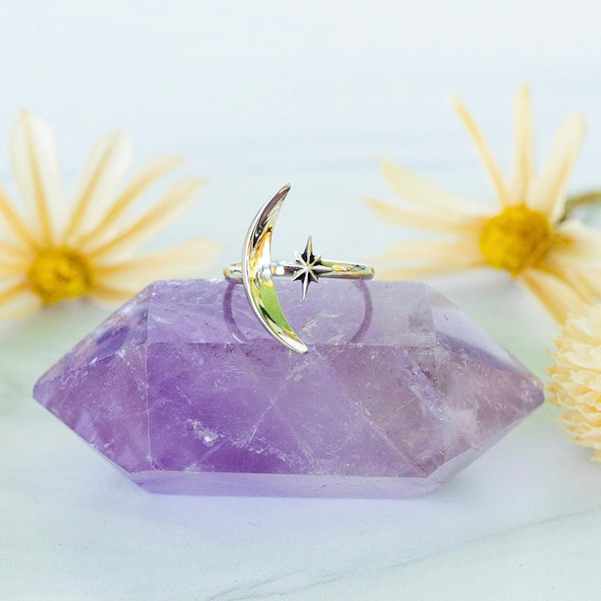 North Star Ring- Sterling Silver