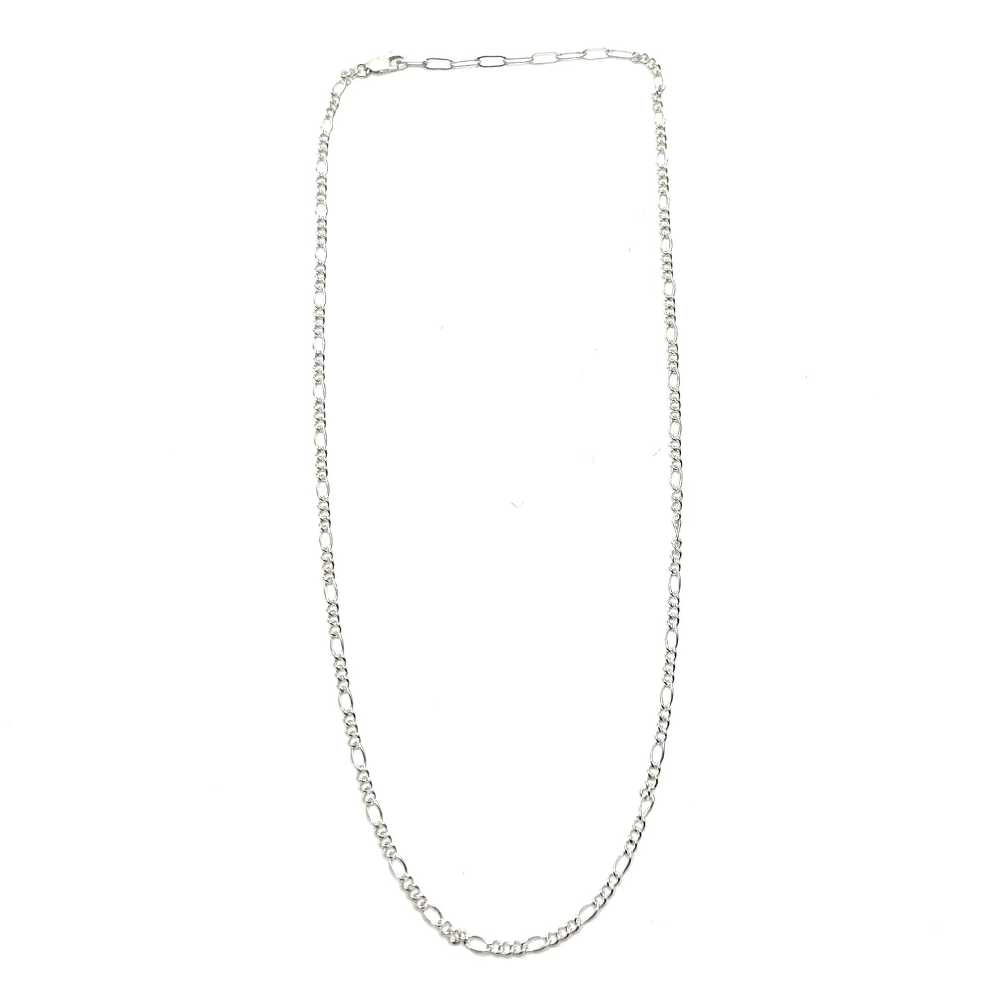 Silver Figaro Necklace