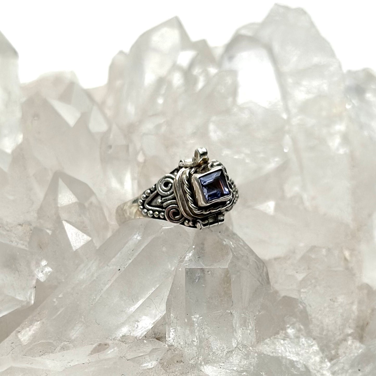 Amethyst Poison Ring