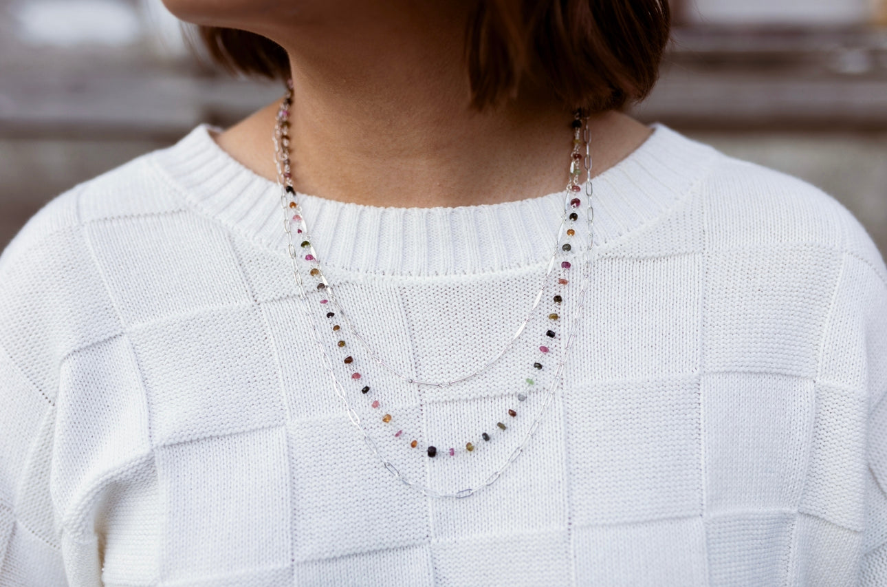 Lana Silver Tourmaline Necklace