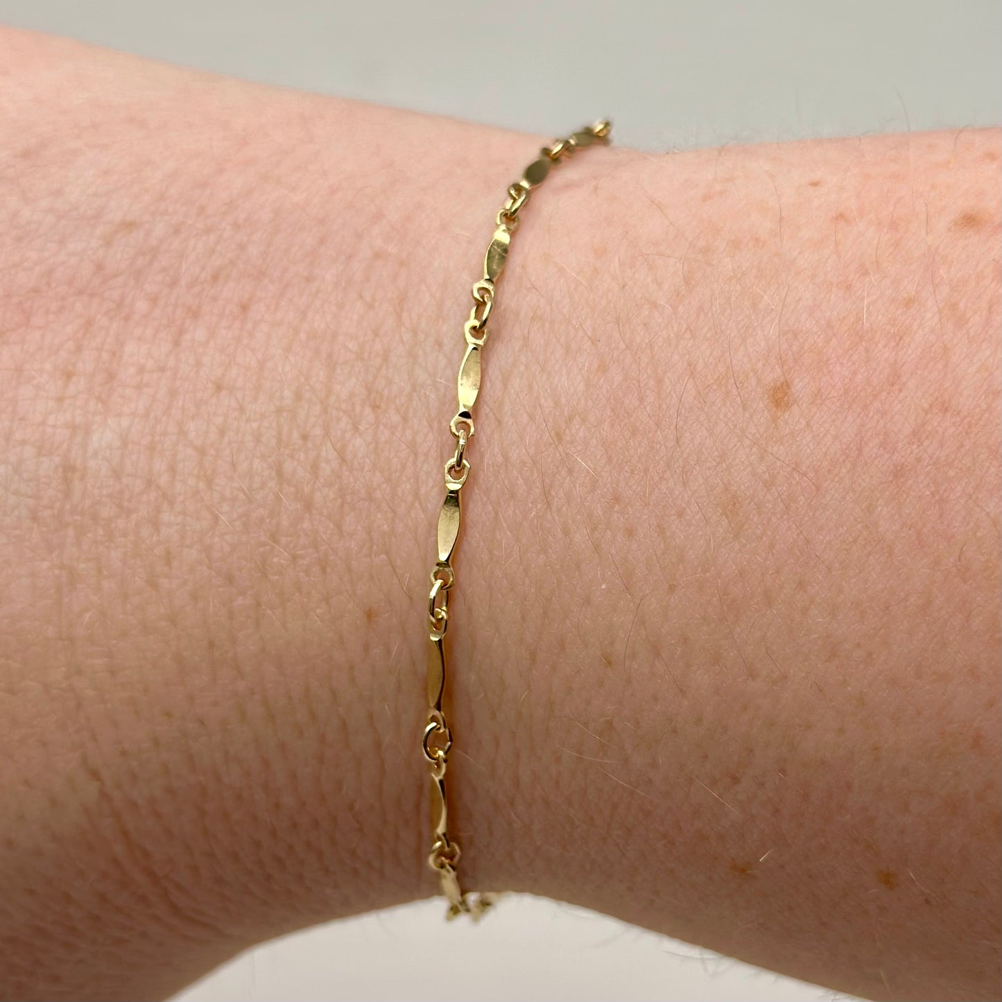 Gold Mini Bar Bracelet