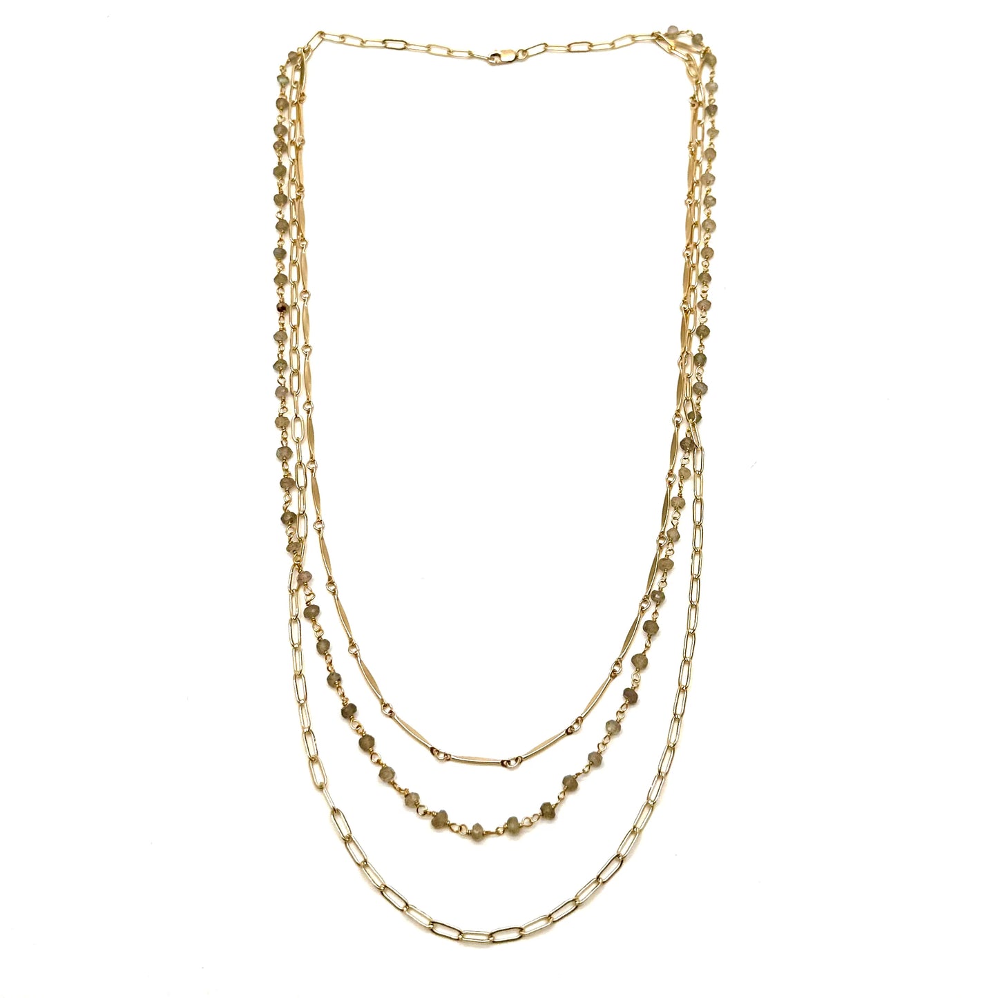 Lana Gold Labradorite Necklace