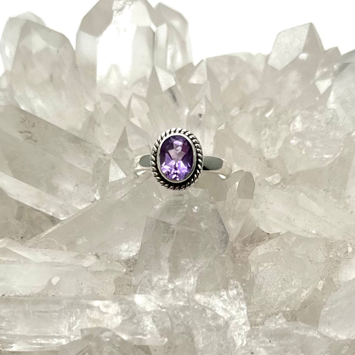 Amethyst Ring Size 6.5