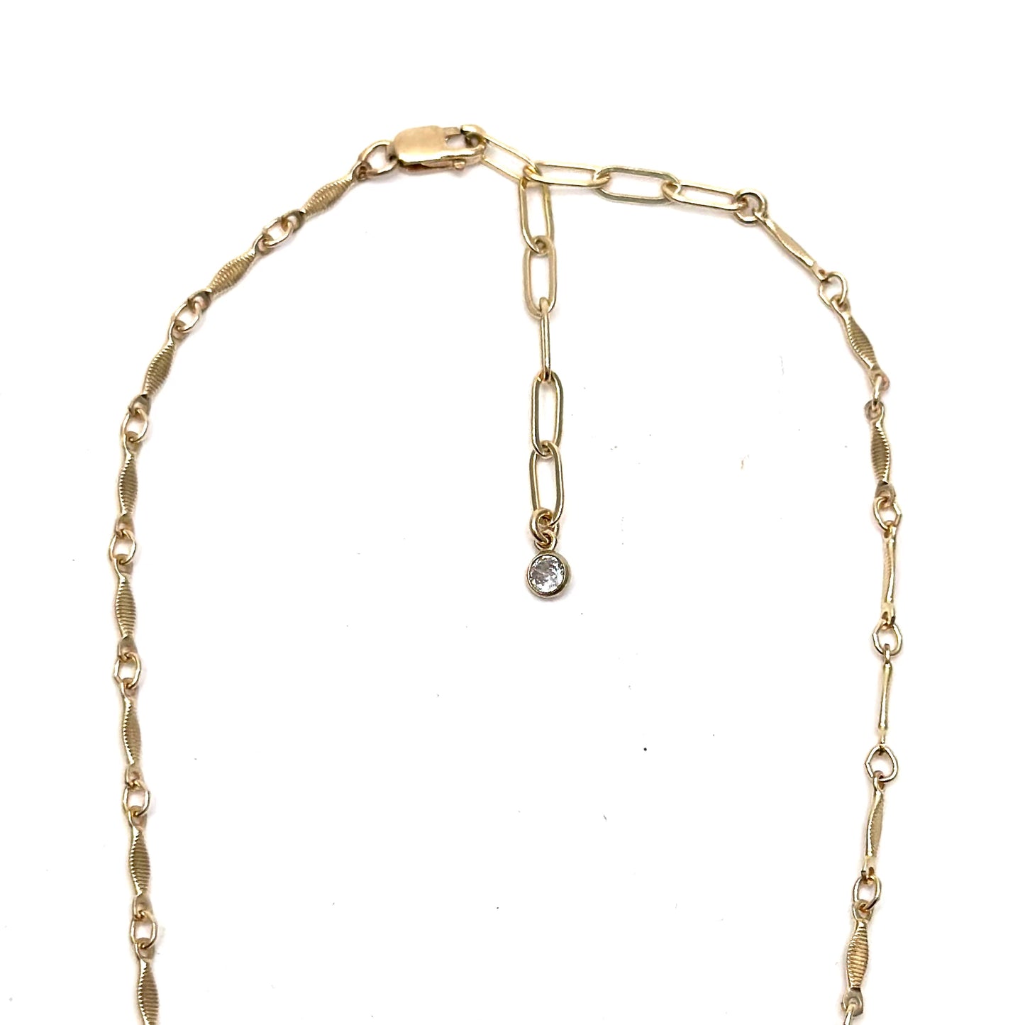 Muse CZ Gold Necklace