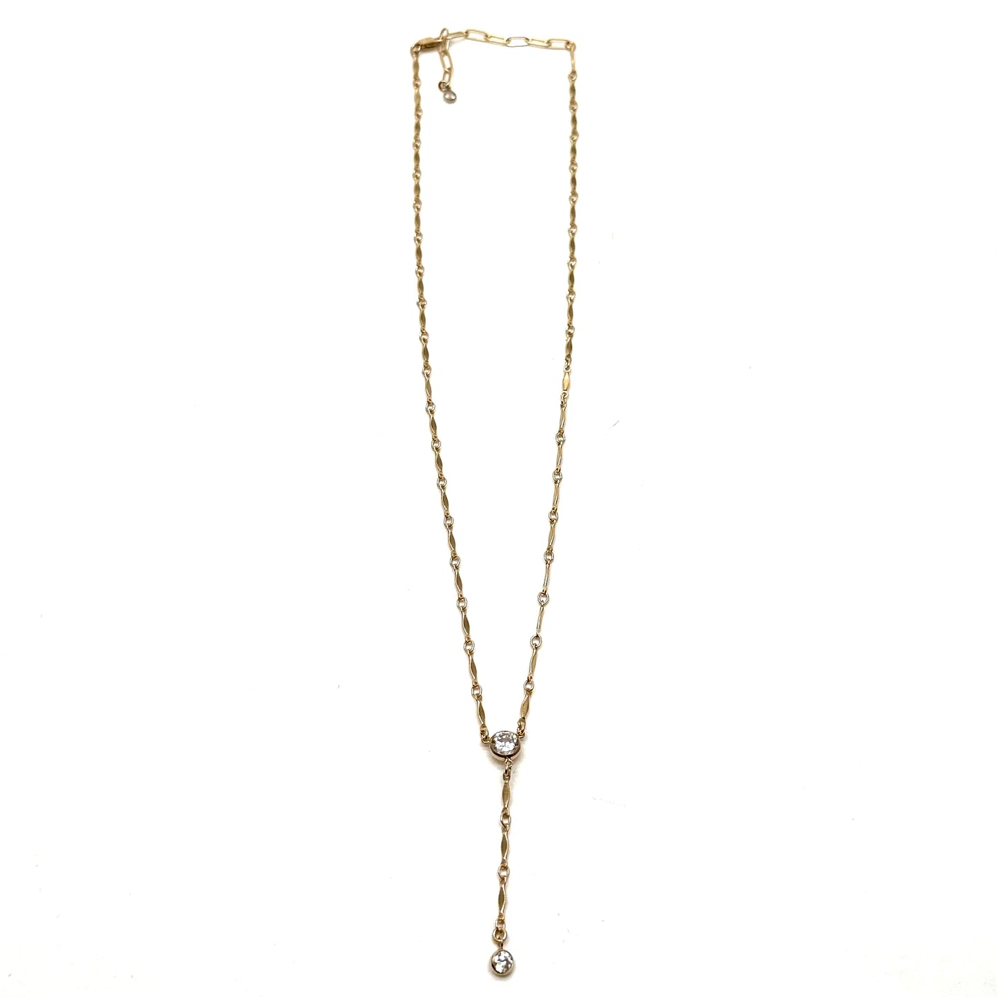 Muse CZ Gold Necklace