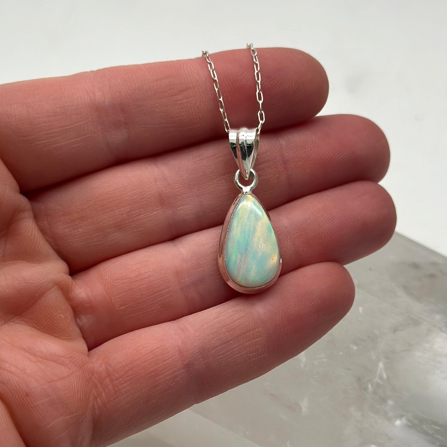 Aurora Opal Necklace