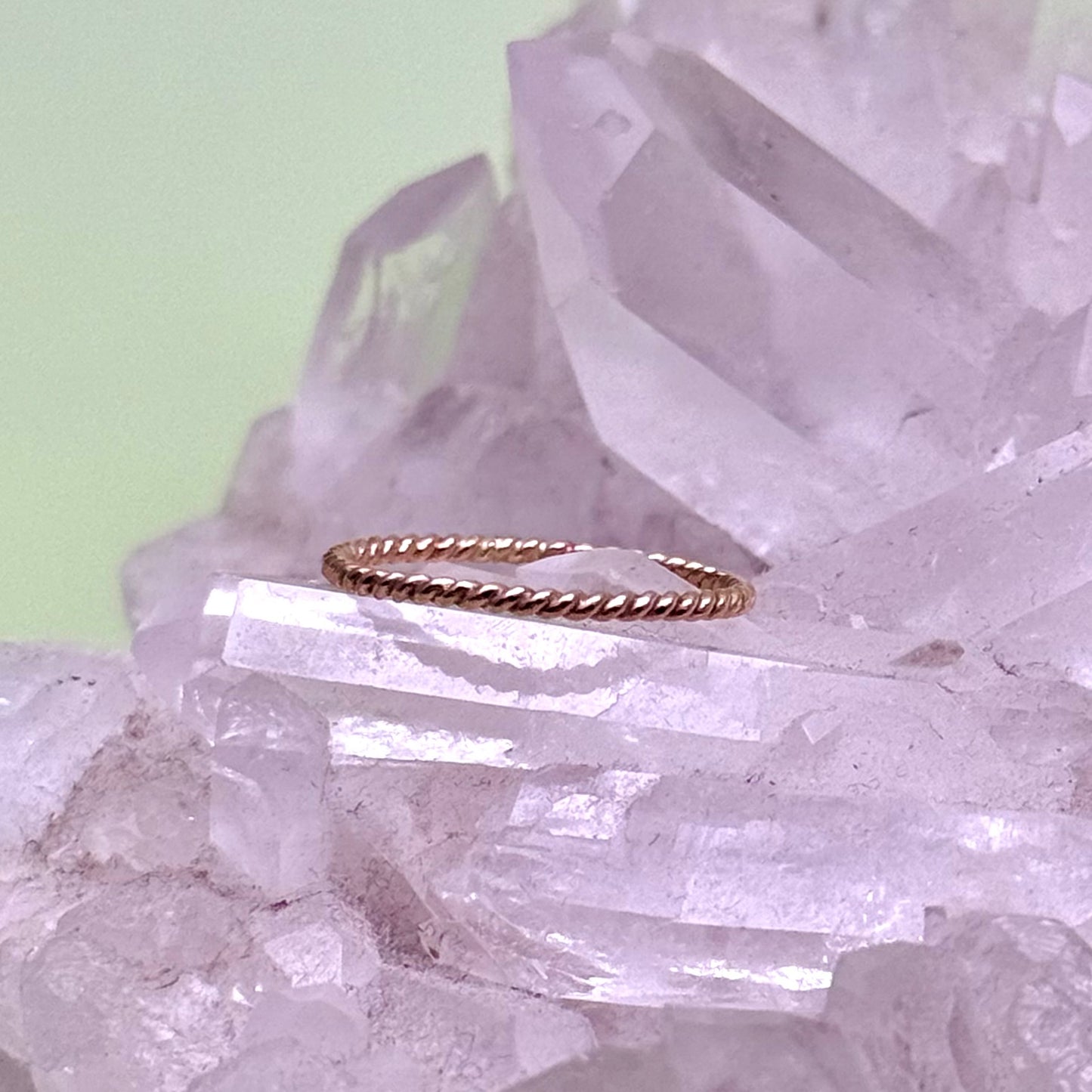 Gold Filled Rope Band