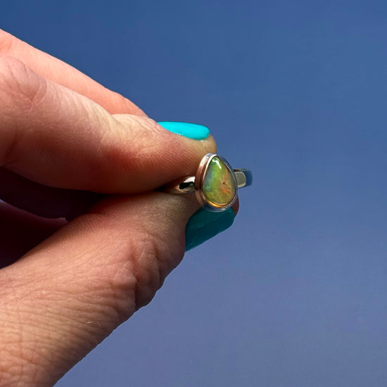 Star Shine Ethiopian Opal Ring