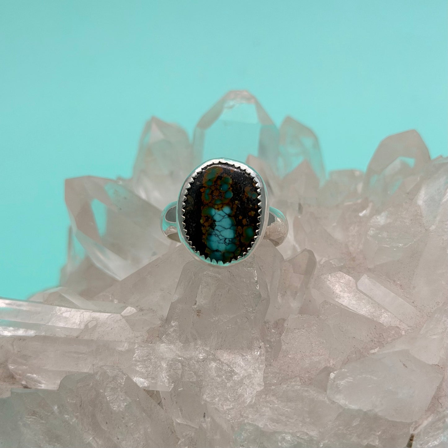 Chunky Hubei Turquoise Ring