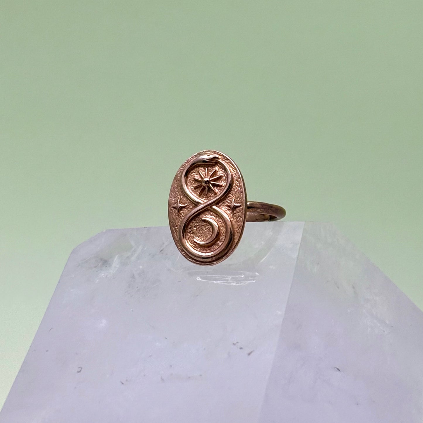 Gold Ouroboros Ring