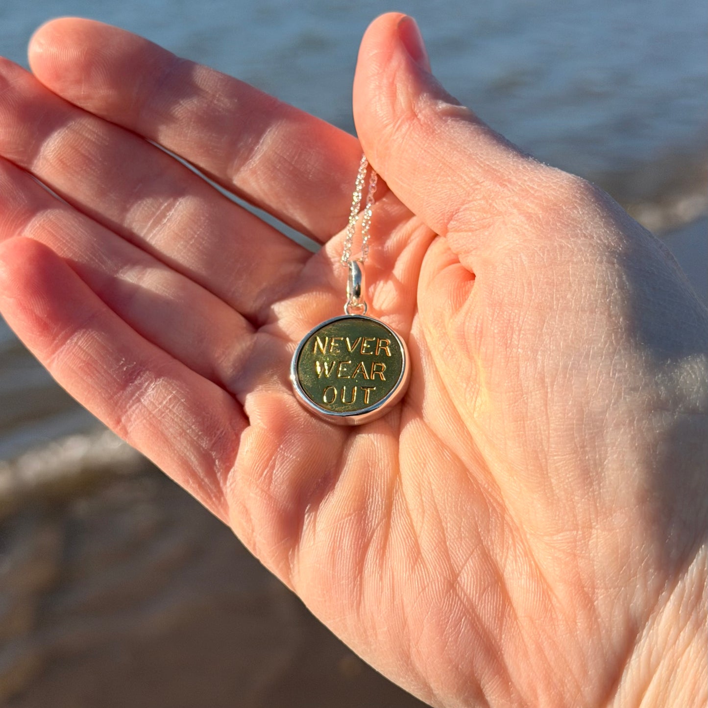 “Never Wear Out” Union Button Necklace