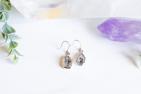 Load image into Gallery viewer, Folklore Herkimer Earrings
