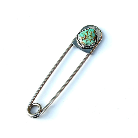 High Sierra Turquoise Safety Pin