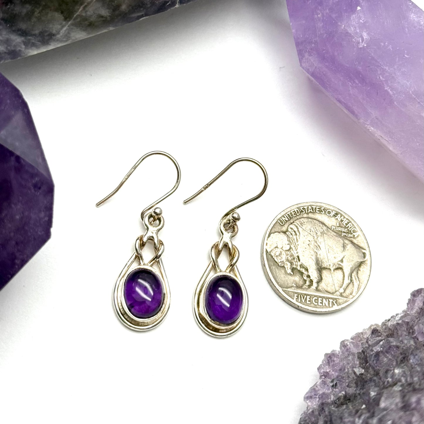 Reese Amethyst Earrings