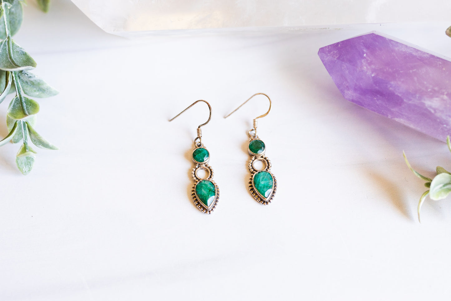 Garlan Emerald Earrings