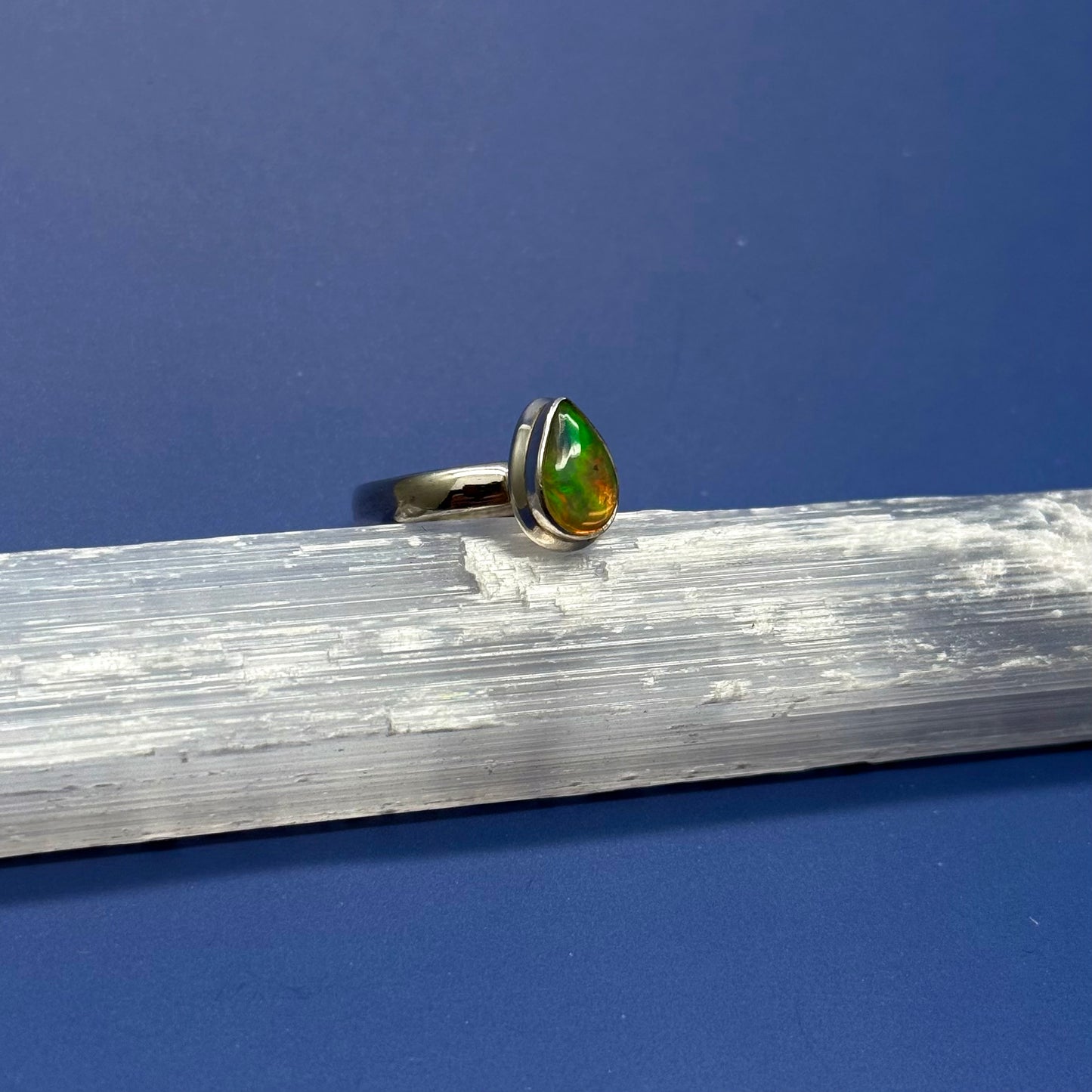 Star Shine Ethiopian Opal Ring