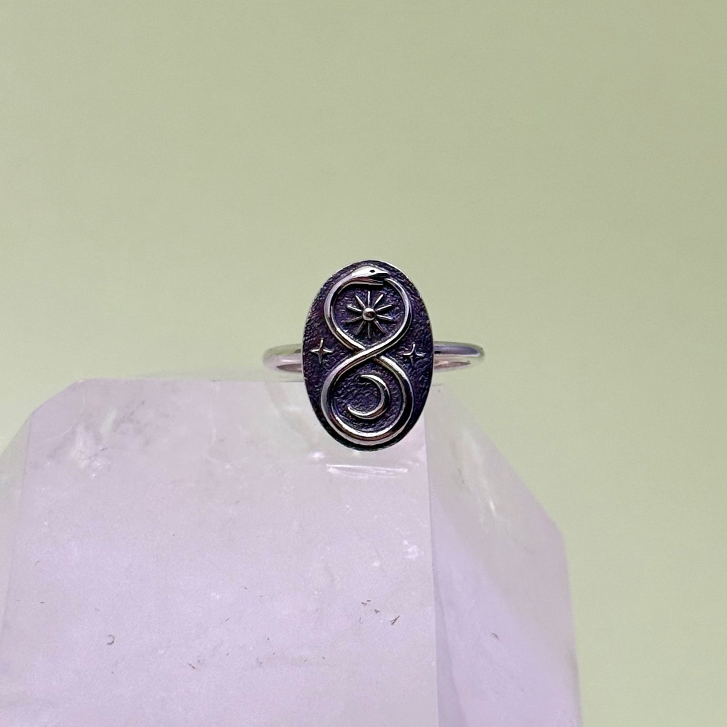 Silver Ouroboros Ring