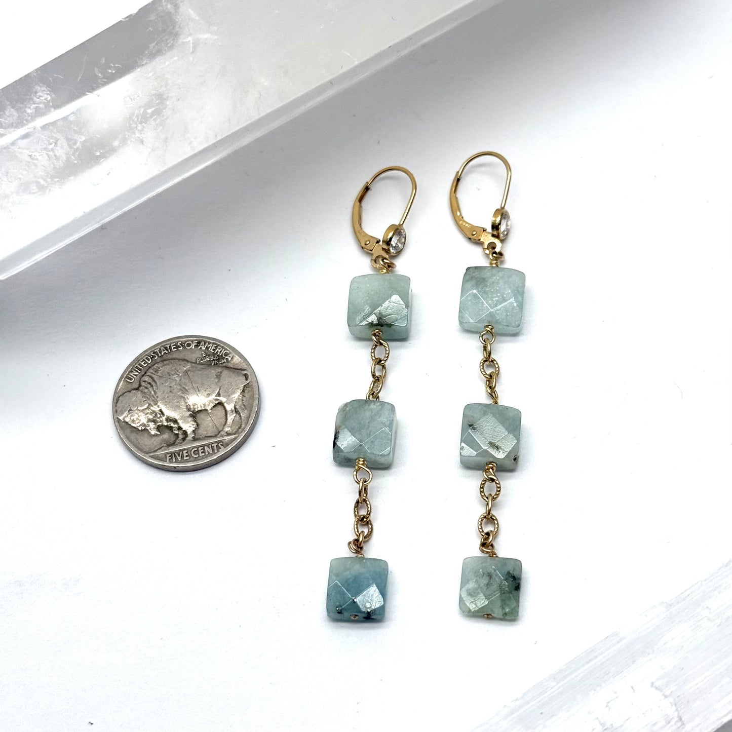 Bayside Aquamarine Earrings