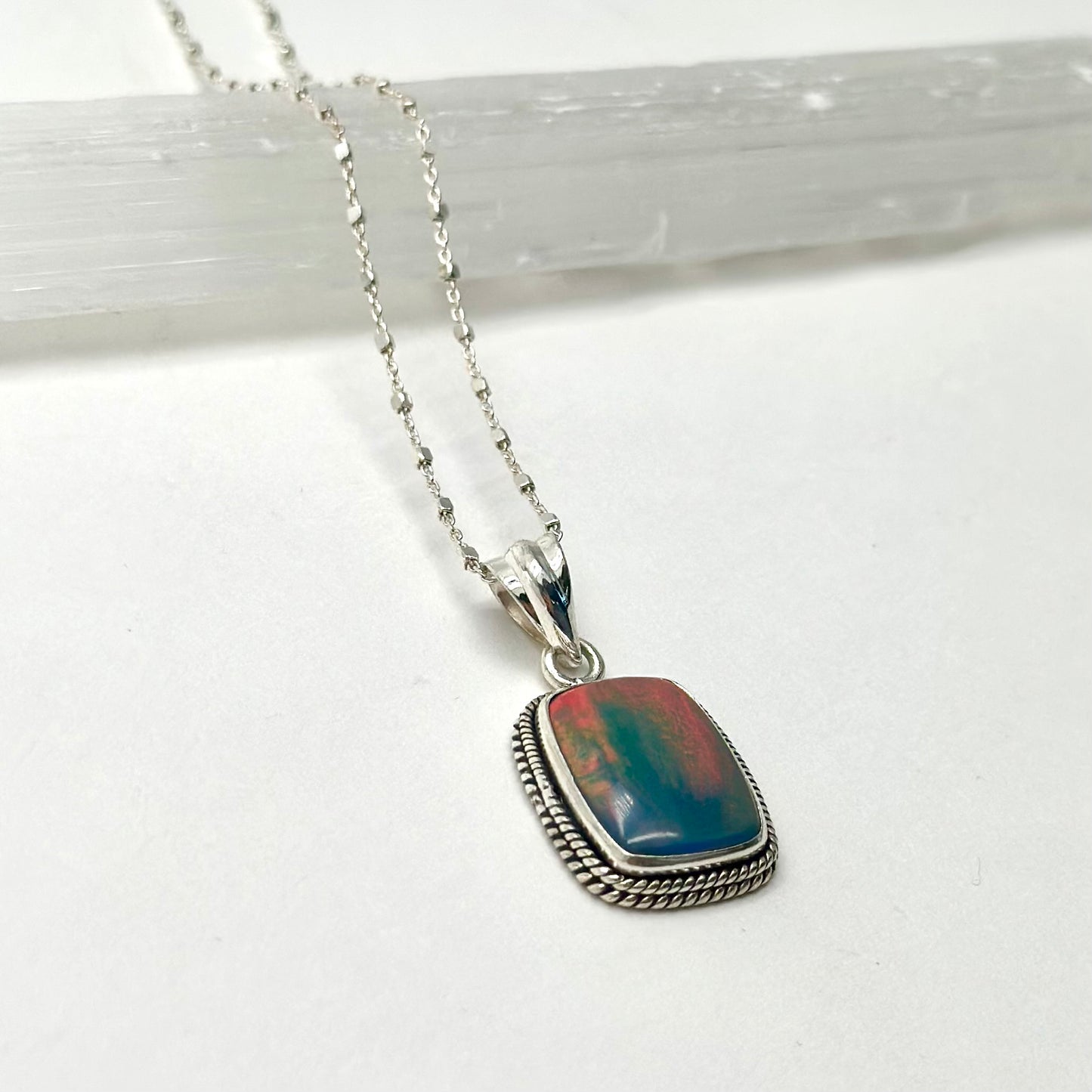 Aurora Opal Necklace