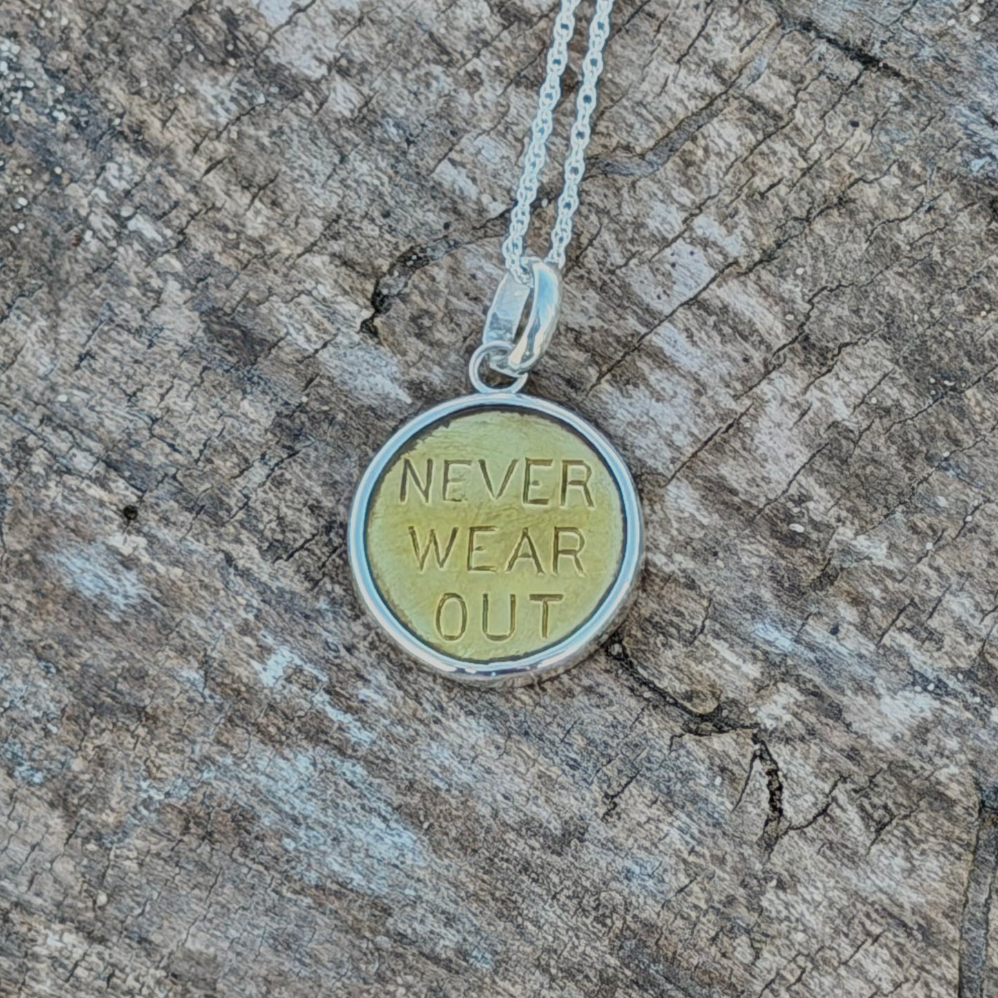 “Never Wear Out” Union Button Necklace