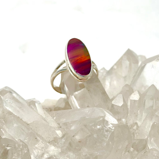 Aurora Opal Ring Size 11