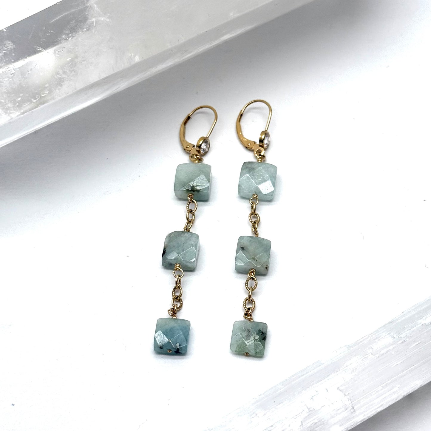 Bayside Aquamarine Earrings