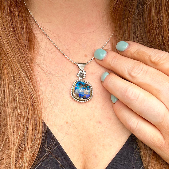 Daybreak Boulder Opal Necklace
