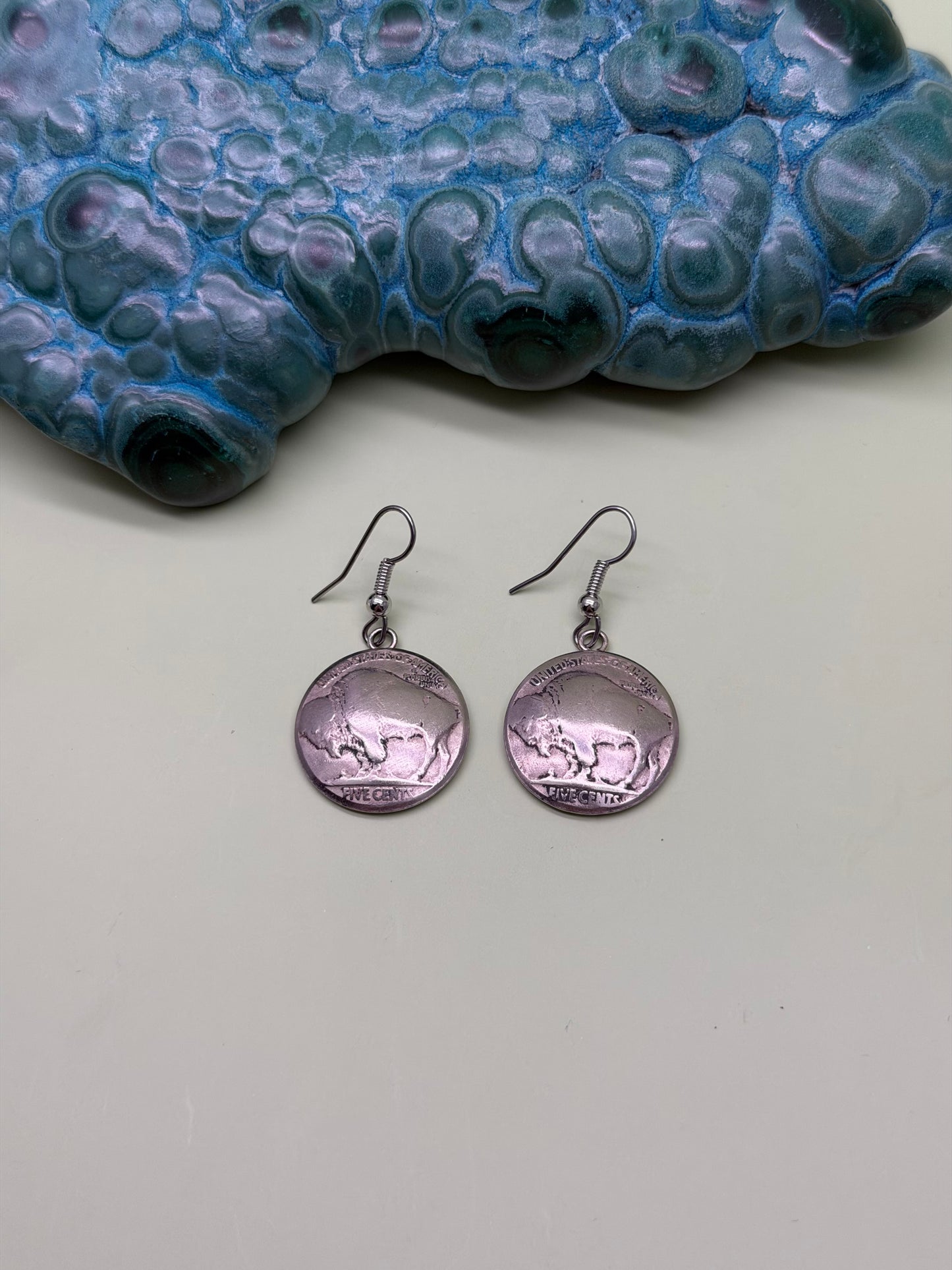 Buffalo Nickel Earrings