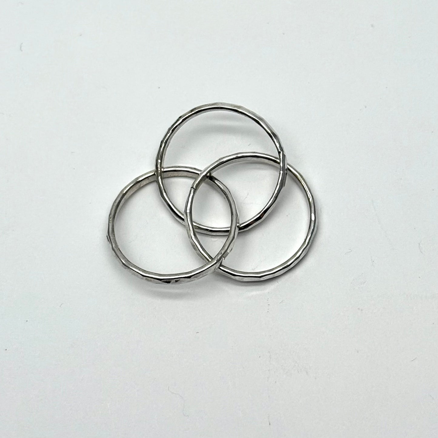 Hammered Fidget Ring