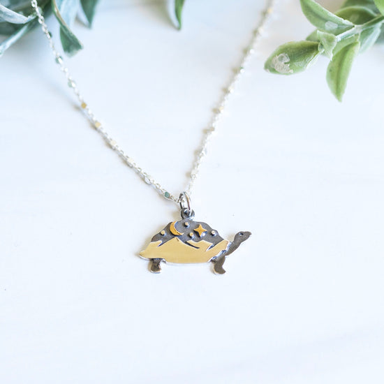 Cosmic Turtle Necklace