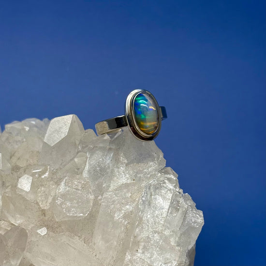 Out at Sea Opal Ring