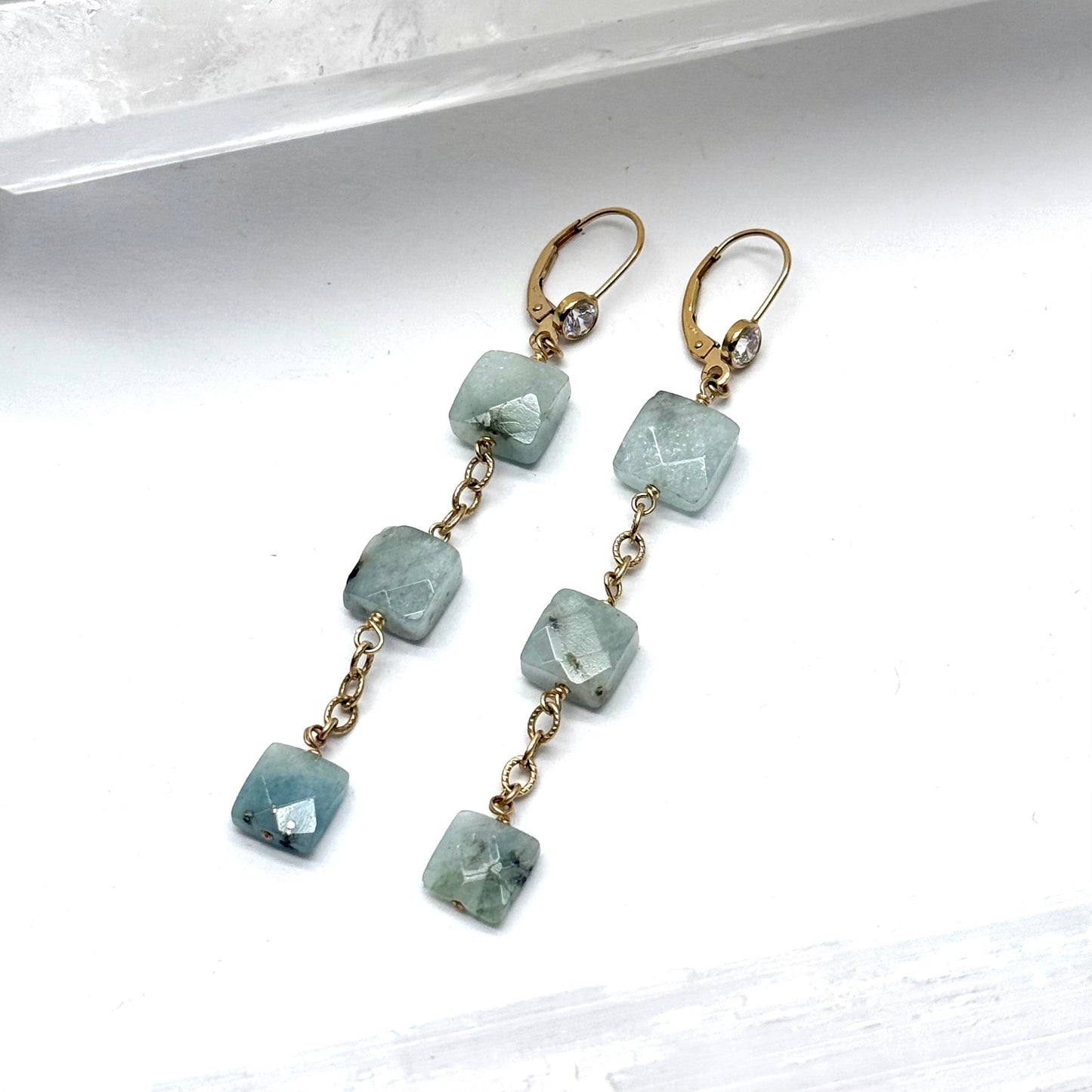 Bayside Aquamarine Earrings