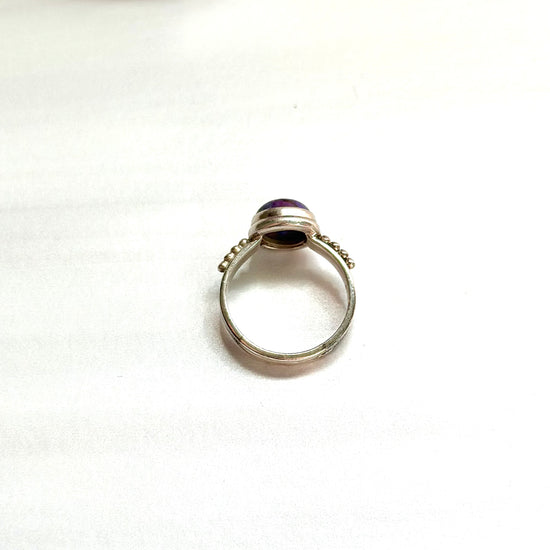 Millie Purple Turquoise Round Ring