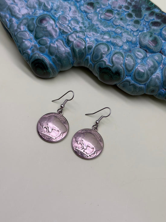Buffalo Nickel Earrings